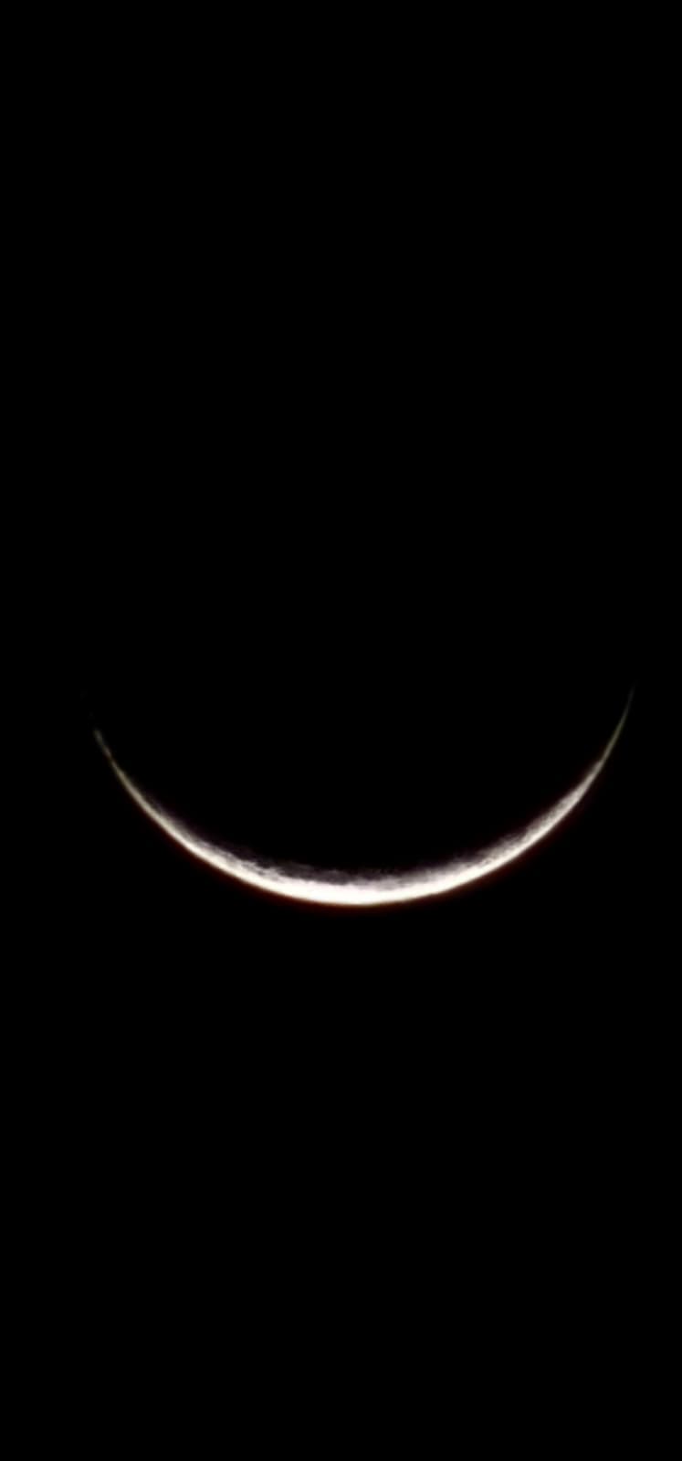 Crescent moon over Baja Del Mar