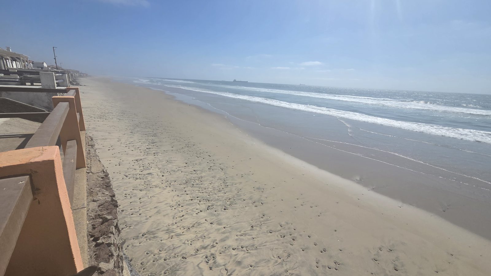Sand back on the north-end beach