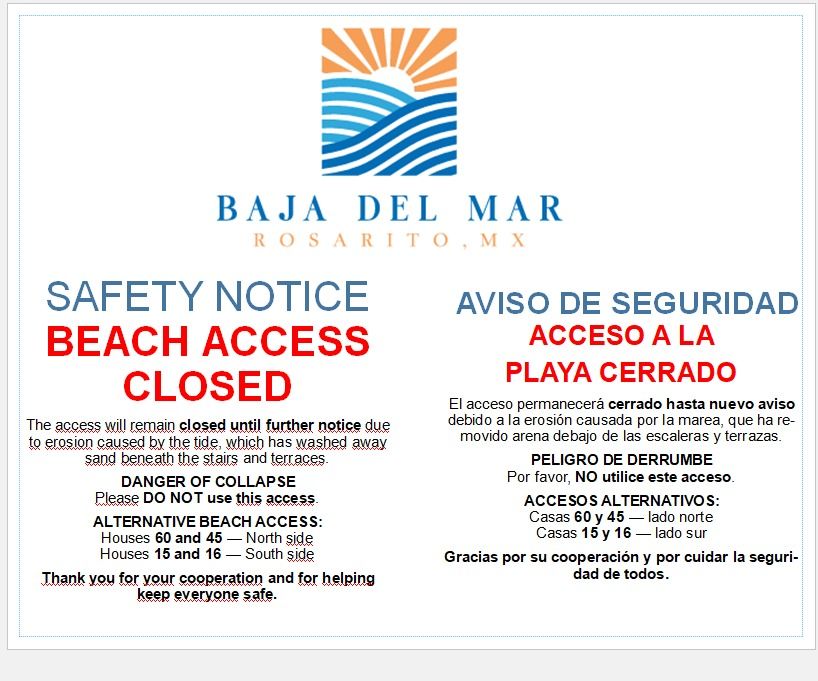 Aviso de seguridad / Safety notice