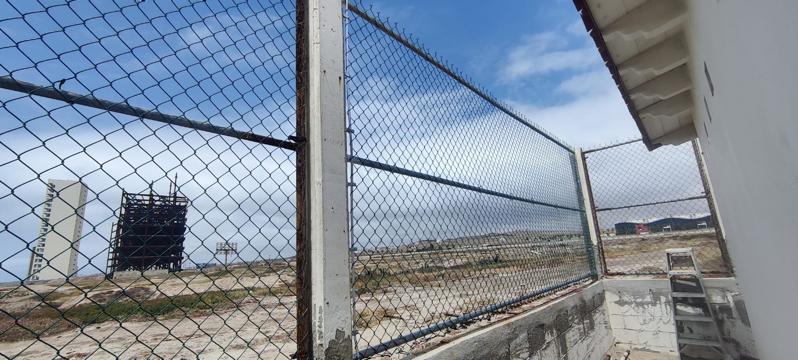 North fence, May 15